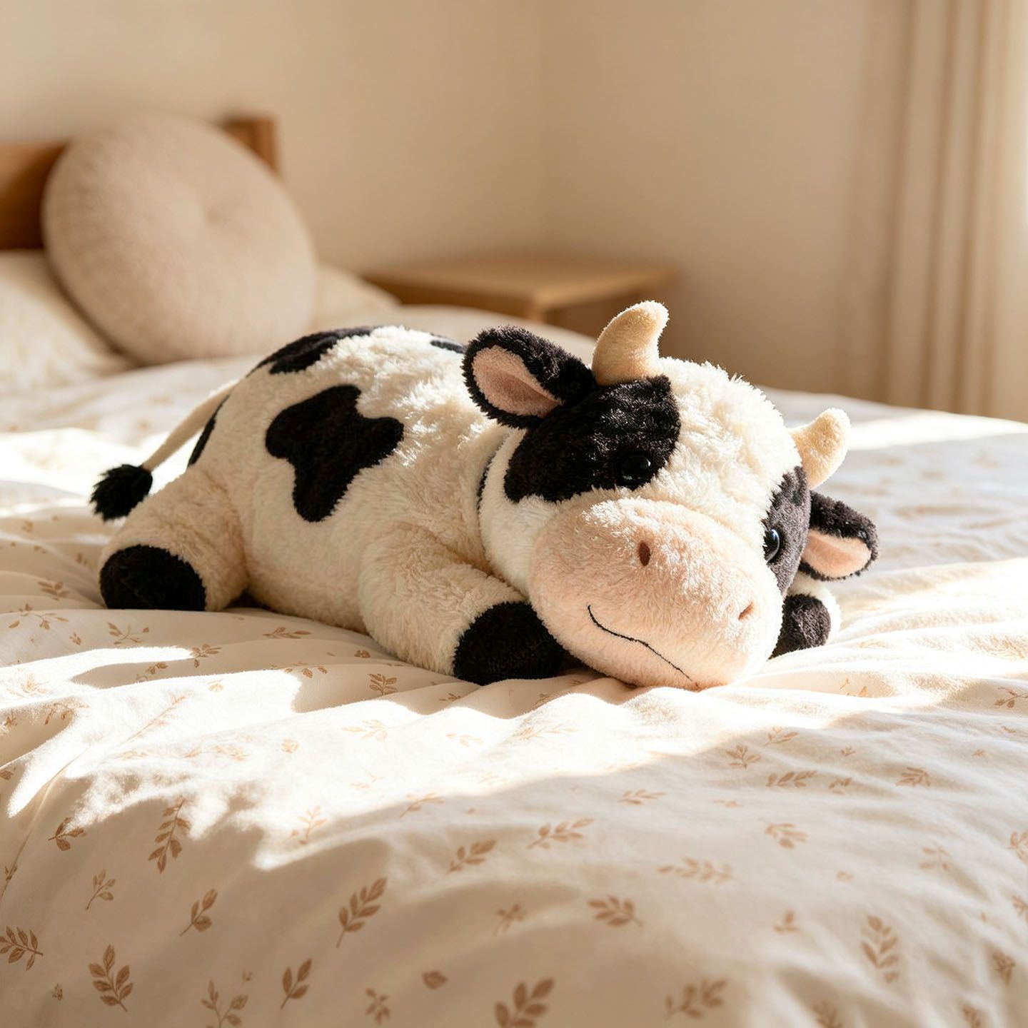Cute Cow Plush Toy, New Cross-Border Model, Children's Pillow, Baby Soothing Gadget, Doll Machine Toy, Plush Doll