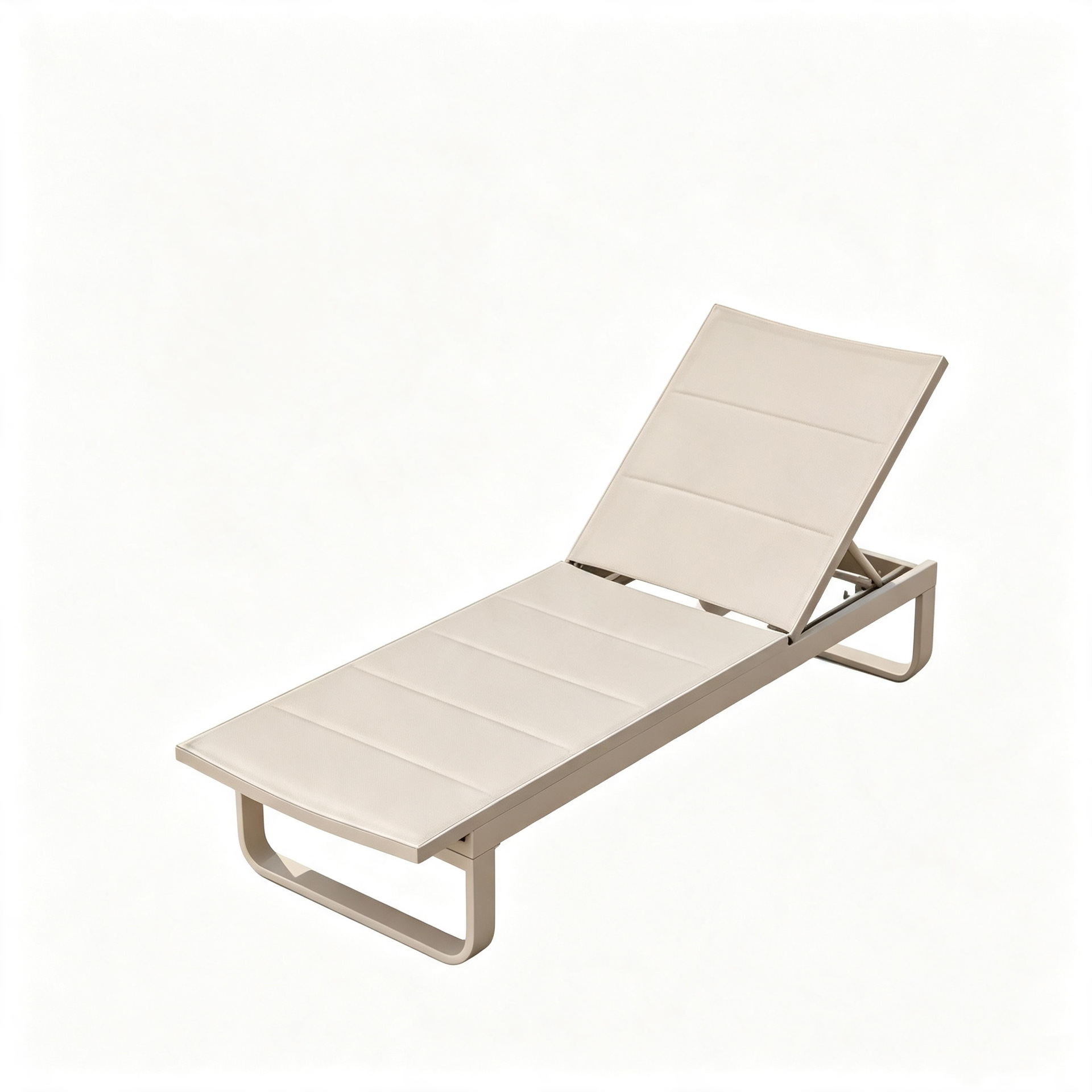 Silla de piscina, silla de playa anticorrosión de aleación de aluminio, tumbona de piscina de alta gama para hoteles y B&B, tumbona portátil image 3