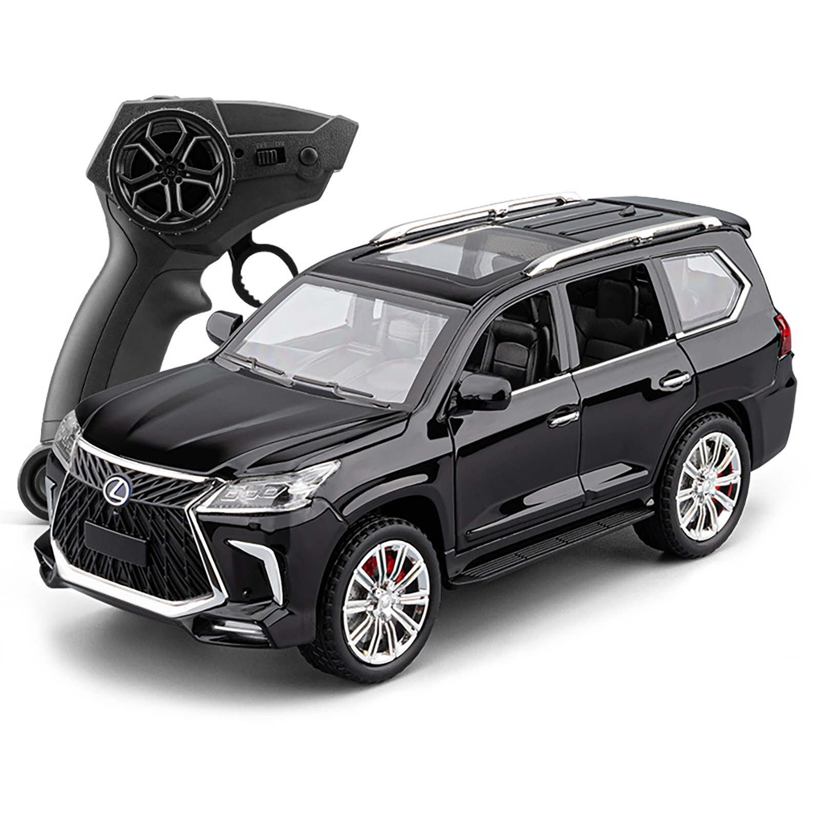 1: 24 control remoto auténtico Lexus LX570 modelo de automóvil de aleación rc puede derivar juguetes para niños grandes al por mayor