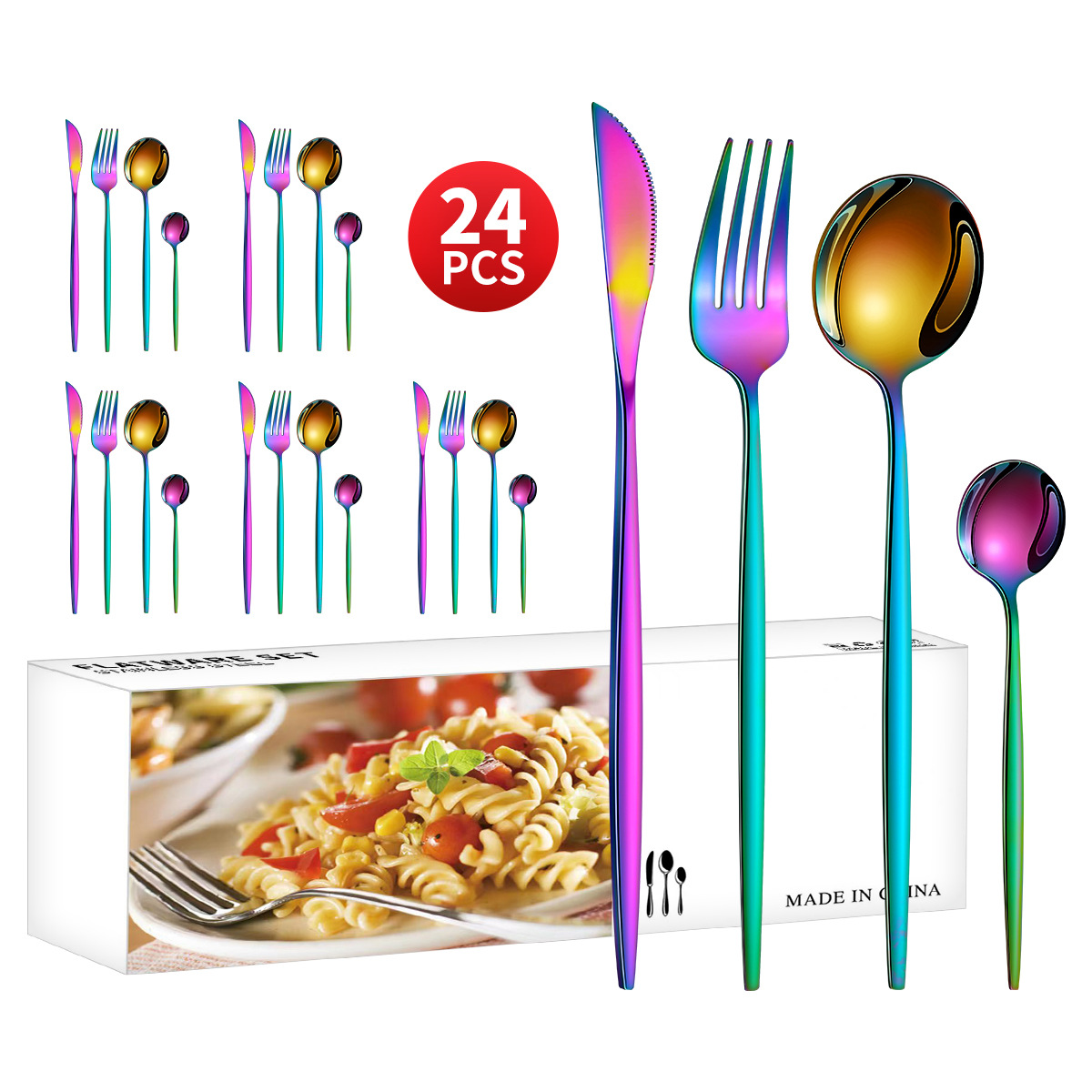 [화이트 박스] 컬러 24개 세트