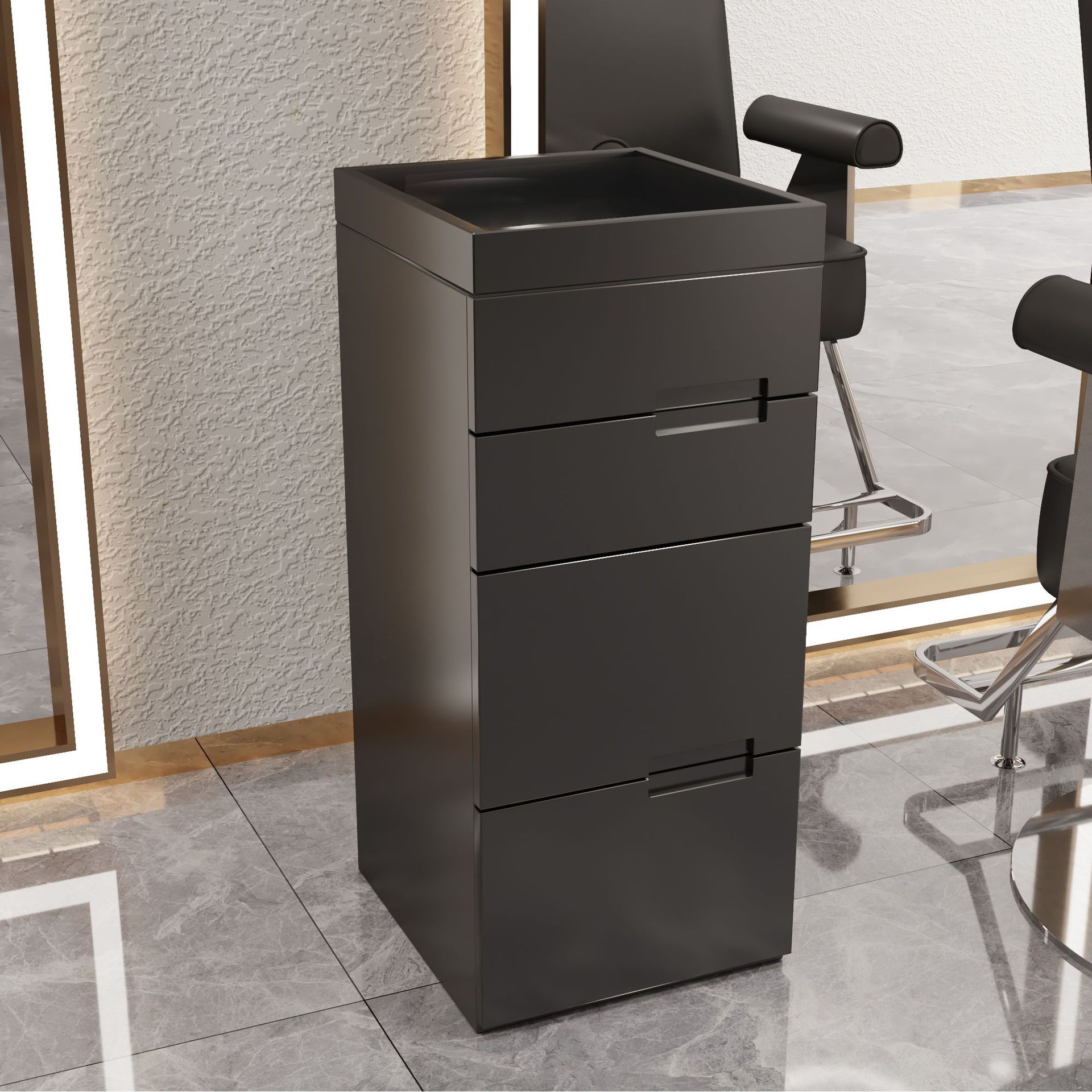 Gabinete de herramientas de peluquería especial almacenamiento armario de almacenamiento con cajón Gabinete de herramientas de peluquería red Gabinete de herramientas multicapa