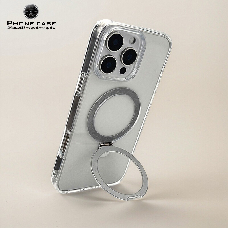 18Pro Apple 18 Mobile Phone Case Stand 18Promax Protective Case 17Pro Anti-Fall 17 Camera Button 16 Applicable