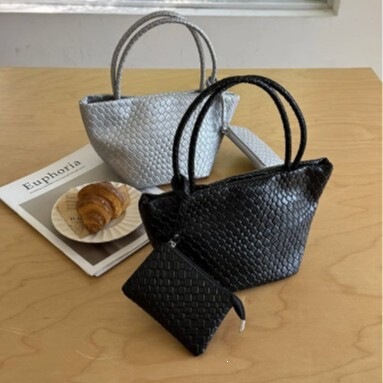 Women Handbags Woven Bags, Handbags for Women, Small and Exquisite Bucket Bags, Dumpling Bags, Vegetable Basket Bags, Cross-Border Women Handbags Woven Bags, Handbags for Women, Small and Exquisite Bucket Bags, Dumpling Bags, Vegetable Basket Bags, Cross-Border