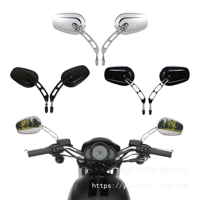 Suitable for Harley Xl883/1200 X48 Dyna Road King Softail 8mm Rearview Mirror Reflector