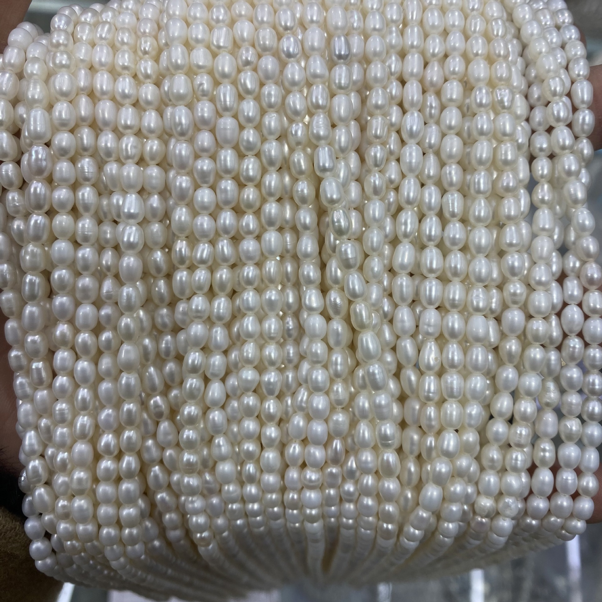 天然淡水パールネジ2 ~ 3,3 ~ 4,4 ~ 5,5 ~ 6,6 ~ 7,7 ~ 8mmビーズDIYアクセサリー