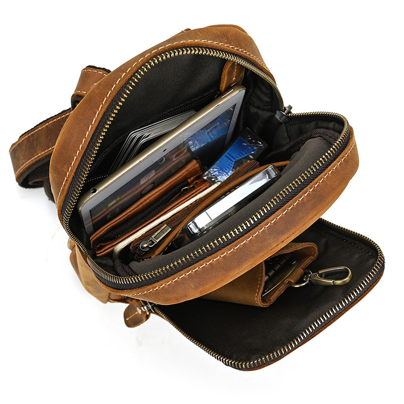 Bauletto in pelle di cavallo pazzo per uomo casual, borsa a tracolla semplice in pelle di mucca con croce diagonale, borsa da viaggio all'aperto_voghion.com