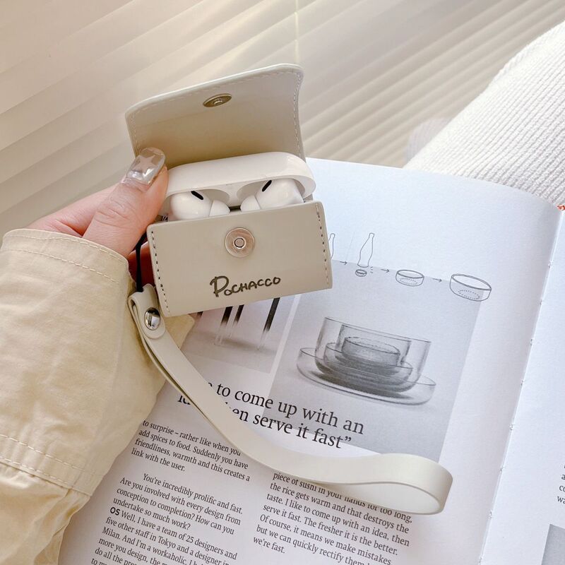 Cute Hello Pacha Dog Headphone Cover AirPods Pro2 Protective Cover Apple Wireless Bluetooth Headphone Cover