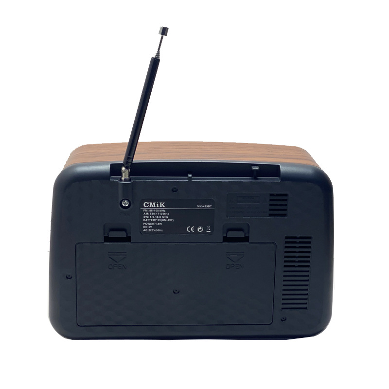 Comercio exterior transfronterizo mayorista retro radio multifuncional FM portátil antiguo altavoz bluetooth tarjeta USB broadcast