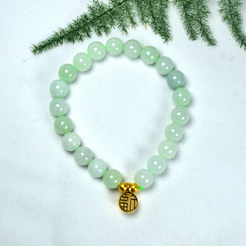 999 Blessing bag Transfer bead Bracelet Emerald Bracelet Thousands of gold Hand string Female models Mother's Day gift Gifts practical