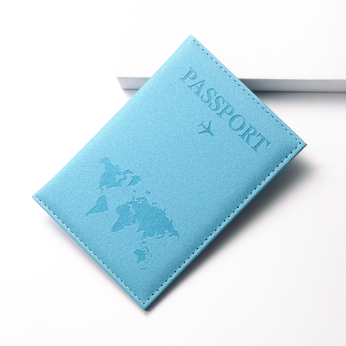 multi color map passport bag travel document bag passport holder passport protective cover couple passport bag_voghion.com