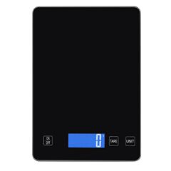Kitchen food scale full glass scale face baking small Chinese herbal medicine scale charging type home scale weight electronic hanging scale