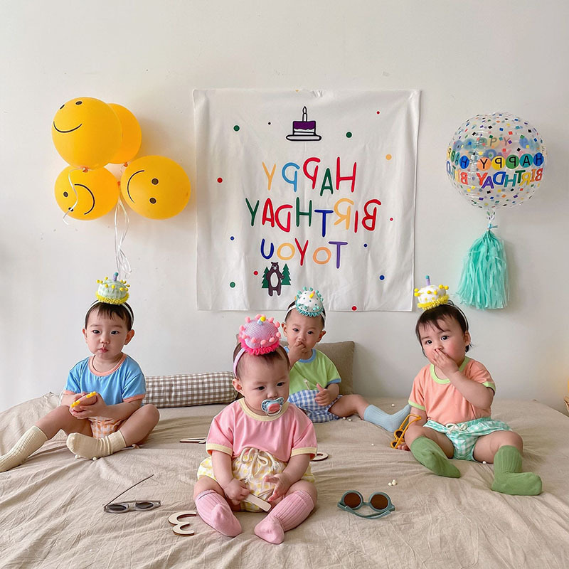 Traje de verano para niños estilo ins, conjunto de cuadros con contraste de colores, ropa de bebé unisex