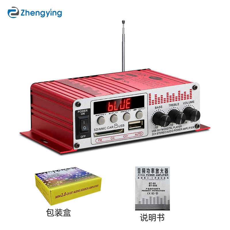 BT888 - Independiente - Rojo - Bluetooth con pantalla