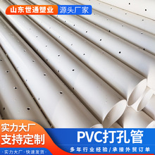定制PVC打孔管垃圾填埋场pvc渗透管一体化污水处理排泥管耐腐蚀