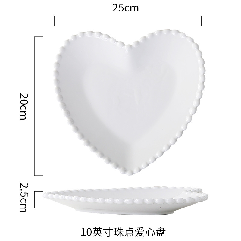 パールエッジセラミック家庭用ライスボウル朝食皿クリエイティブケーキ菓子皿デザートスナックボウルサラダ皿食器|undefined