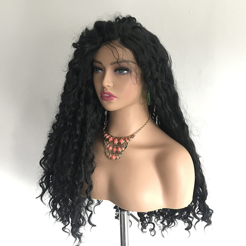 Manufacturer's new model head jewelry wig headcover display window prop half-body European and American head model