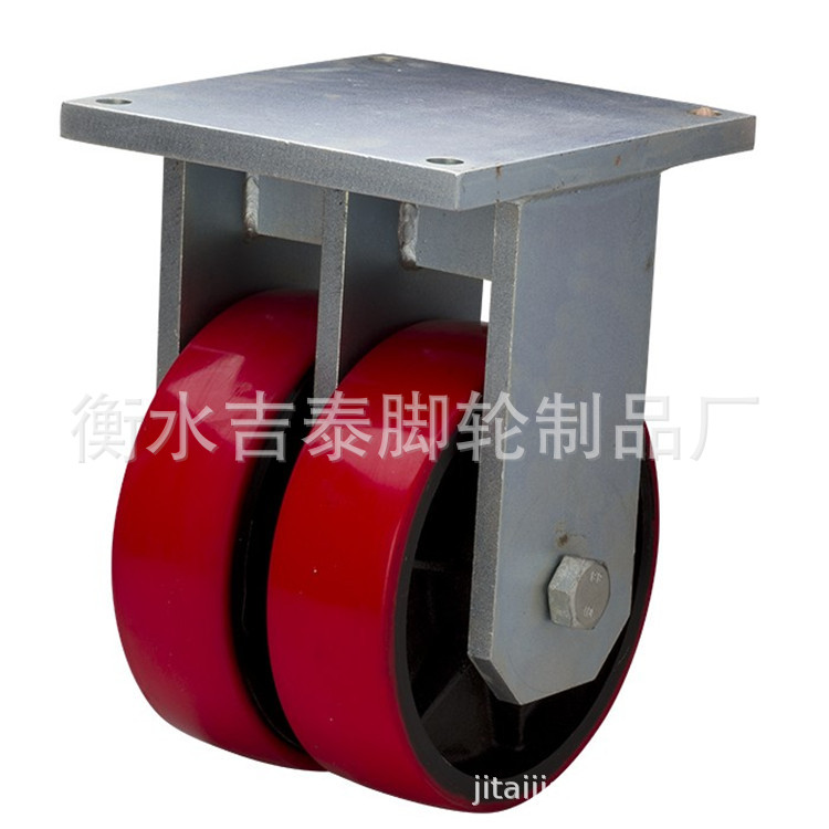 厂家制造.超重双排脚轮.1吨-15吨.万向脚轮.风力扇片台车脚轮