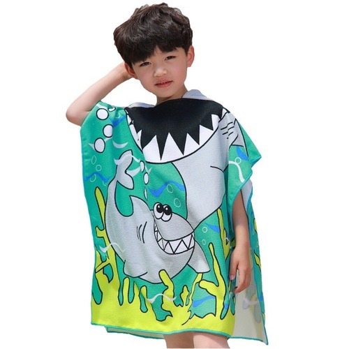 Amazon Children's Bath Towel Beach Towel Cape Baby Kids Cape Costume Hooded Bath Towel Robe Wholesale Dropshipping