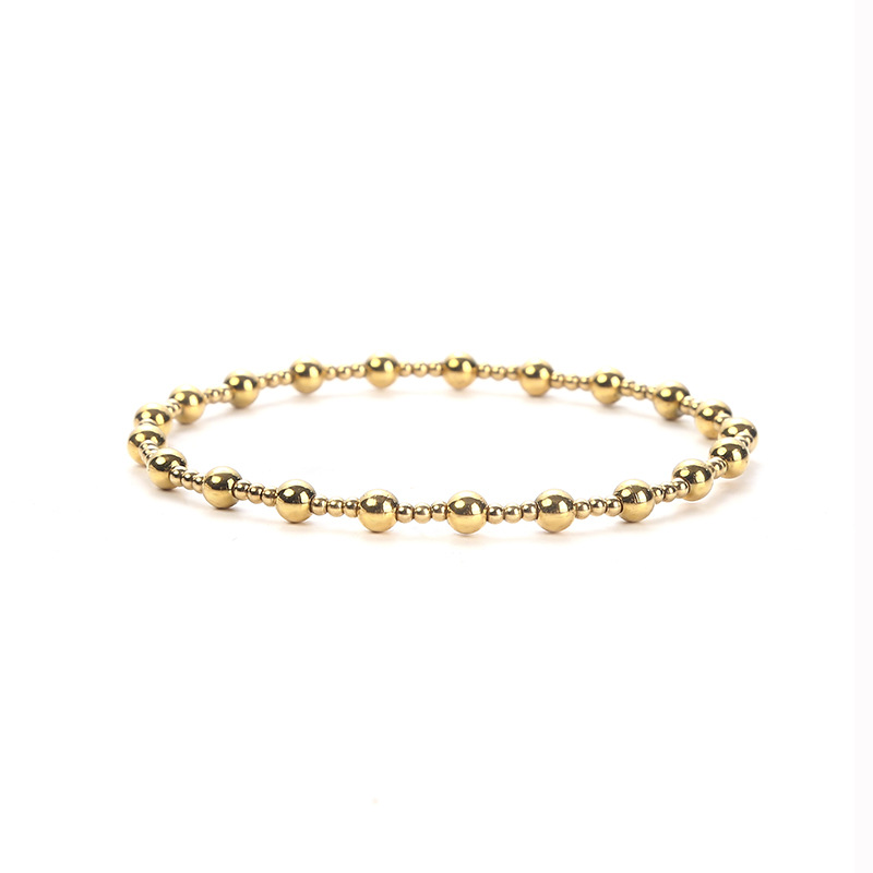 Plating Design Basic Geometric Stainless Steel Plating Bracelets 1 Piece