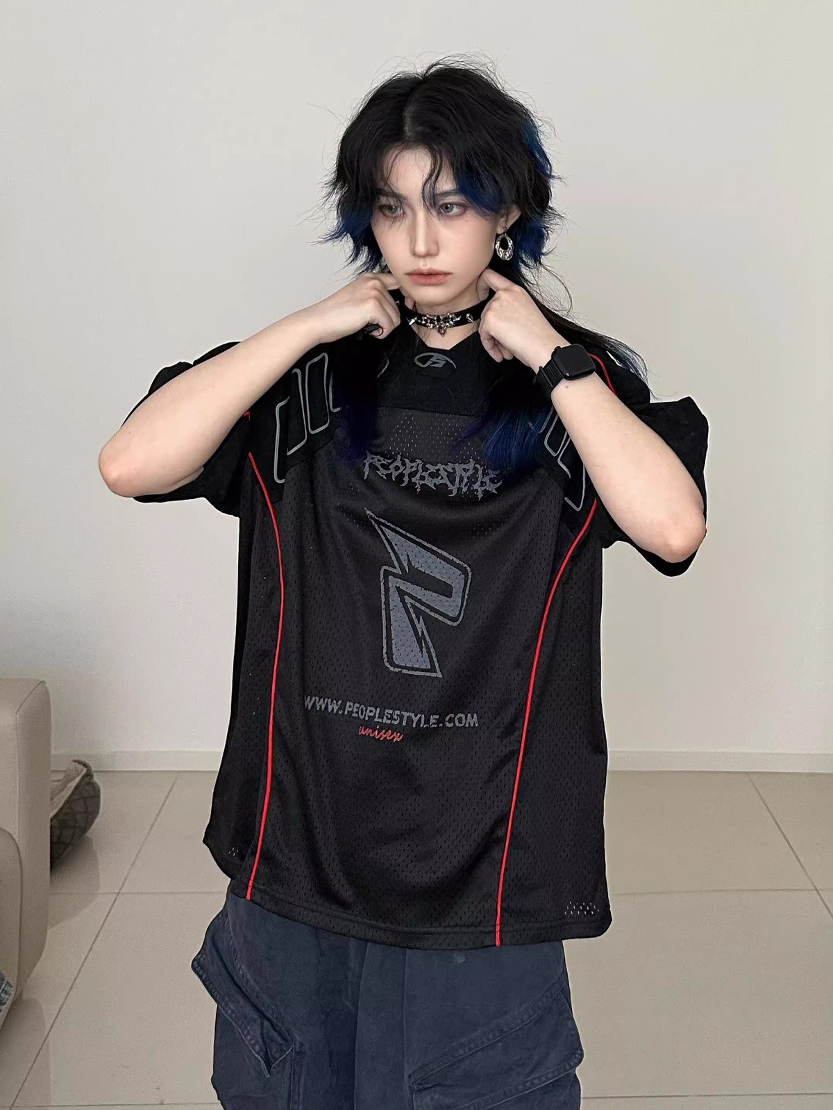 American-style Jersey T-shirt For Men, New Summer Breathable Motorcycle-style Cycling Motorcycle Clothing, Quick-dry_viptrois.com