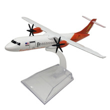 1:400 16cm ATR72-600和FK50機型金屬合金飛機模型擺件收藏品