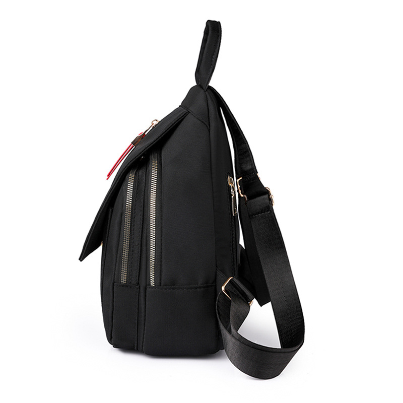 Comercio exterior al por mayor 2023 nueva mochila de nailon para mujer coreana simple mochila de viaje urbano pequeño bolso femenino