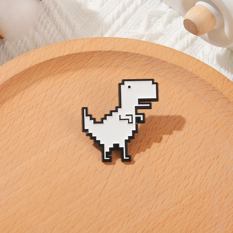 Cute Pin Dinosaur Alloy Plating Unisex Brooches display picture 3