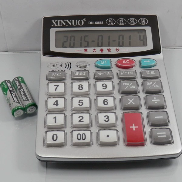 Xinnuo Calculator DN-6888 Тайминговая банковская функция 12-битный финансовый калькулятор оптом