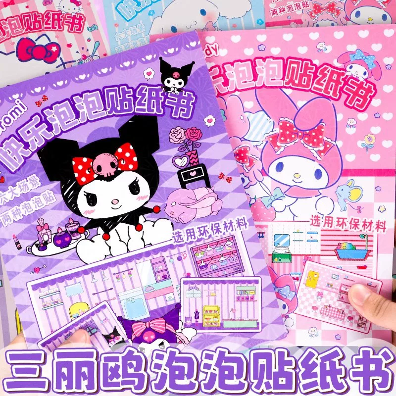 Book with stickers, sticker, toy, DIY