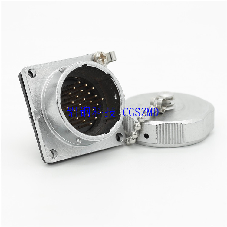 �쿨ʽ������WY24TE/Z6Flange panel receptacle IP67, Threaded