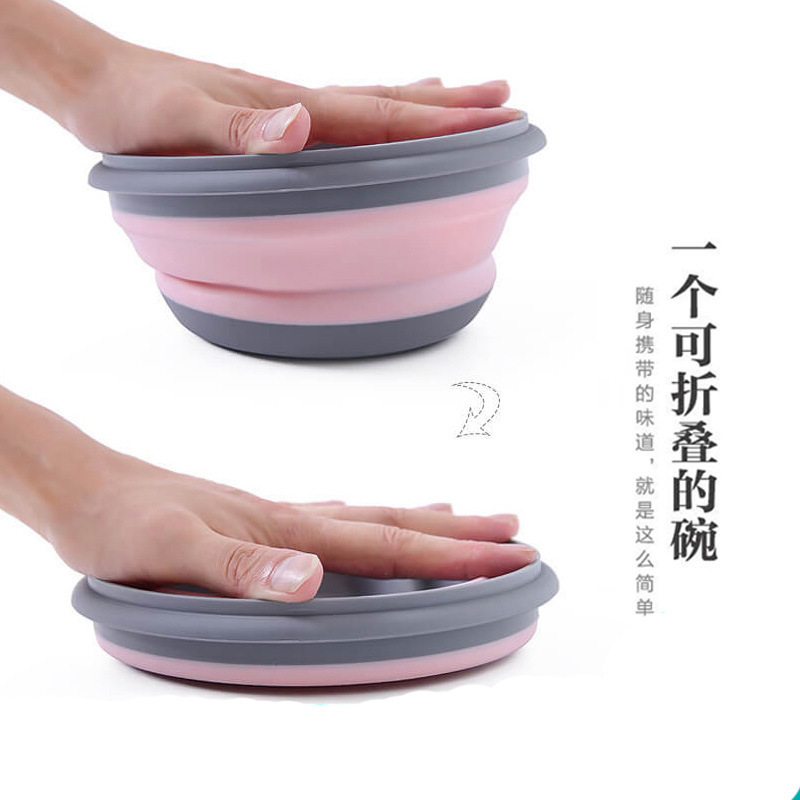 Folding Bowl Portable Tableware Telescopic Outdoor Compression Travel Picnic Supplies Baby Picnic Anti-Fall Lunch Box Folding Bowl Portable Tableware Telescopic Outdoor Compression Travel Picnic Supplies Baby Picnic Anti-Fall Lunch Box