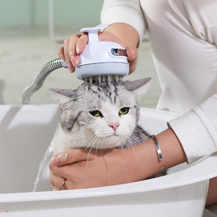 Pet bath handheld pet shower bath booster function wholesale pet massage bath pet shower head