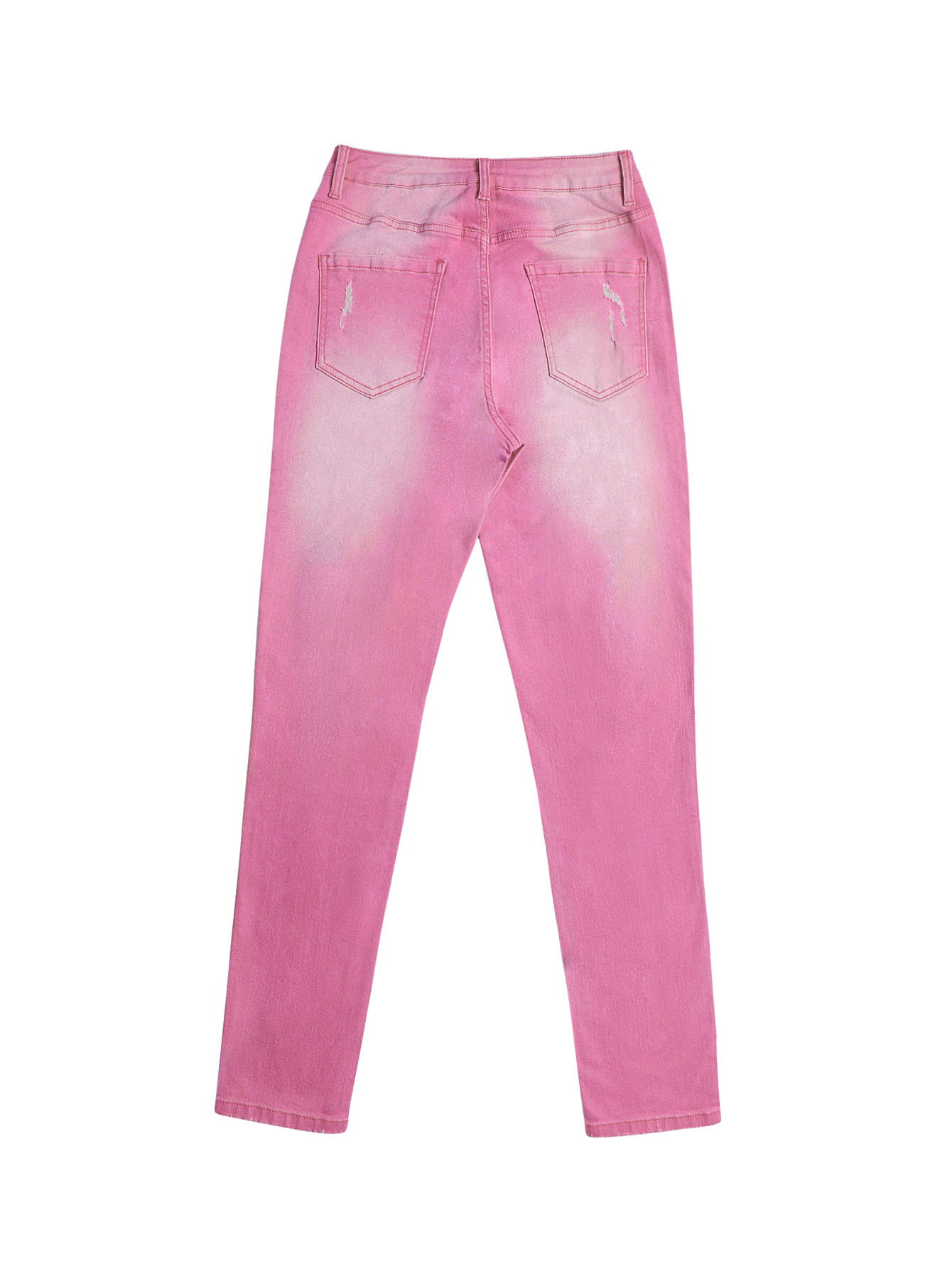 Women's Clothing Retro Denim Jeans For Women, Hot, High Waisted, Sexy, Hip Lifting, Tight Fitting, Ripped, Casual Skinny Jeans._ecoleips.com