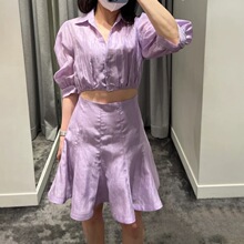 ��ʽС�� 2023�����¿�¶���OӋ�كɼ���ɫ�r���I��ʽ�B��ȹ