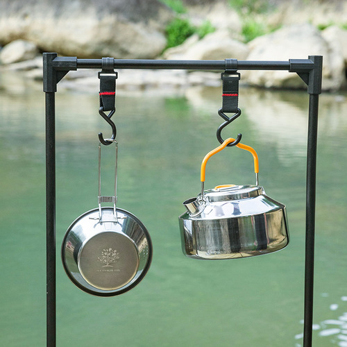 Amazon's best selling stainless steel outdoor kettle, coffee pot, camping teapot, portable outdoor camping boiling water