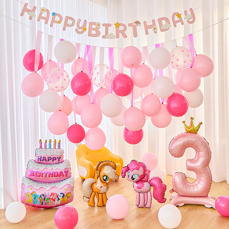 My Little Pony Themed Birthday Decorations For Girls - Perfect For Ages 3-10 Creating A Special Atmosphere For Celebrations_voghion.com