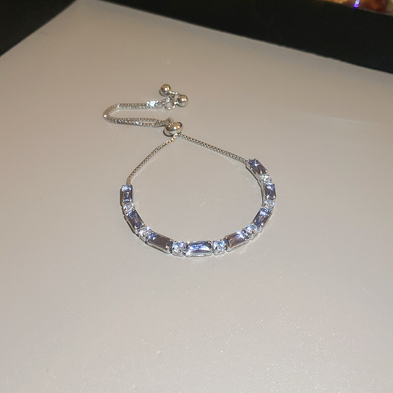 Oro real electrochapado circón Rosa fritillary flor pulsera elegante todo-fósforo pulsera luz lujo de alta calidad pulsera para las mujeres al por mayor