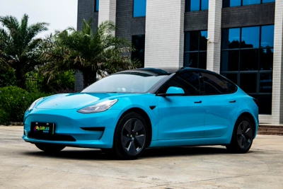 crystal series car wrap film, wholesale | Automotive Film - crystal-series-miami-blue
