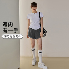 スポーツ Tシャツ レディース 春夏 ハイエンド ルーズ カジュアル フィットネス 半袖 プロ ヨガ ピラティス トップ