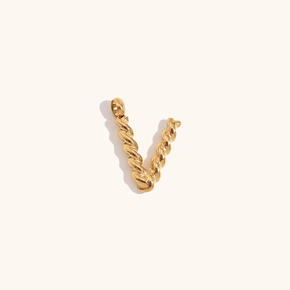 2g Weight 0.03µm-0.05µm Gold Plating Thickness PVD Coated Gold Plating Process Pendant Jewelry Making Type 18K Real Gold Plated Plating Material 1 Piece Quantity 304 Stainless Steel Material Letter Pattern Simple Style Style Waterproof Non Tarnish, Plating Craft 1 Piece Stainless Steel PVD Coated Real Gold Plated Letter Pendant DIY Jewelry Accessories 16