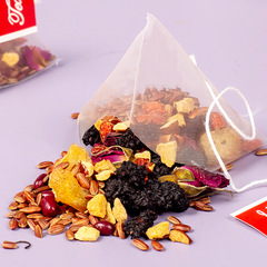 Wuhong tea is sold in bulk with 25 bags of cost-effective large bag of scented tea. Red dates, red beans, red rice, mulberry, wolfberry and triangular bag of scented tea.