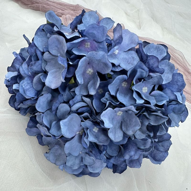 5頭の秋色のイギリス式のアジサイの結婚祝いの道は花の材料の講堂のデパートの花の壁の布の景の家の偽の花の置物を飾ります。|undefined