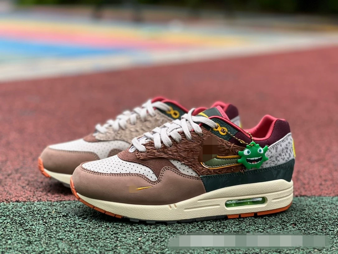 Оригинальная обувь, чистая оригинальная версия Travis Scott Air Max 1 Saturn Gold, ретро-барб, износостойкая, мужская