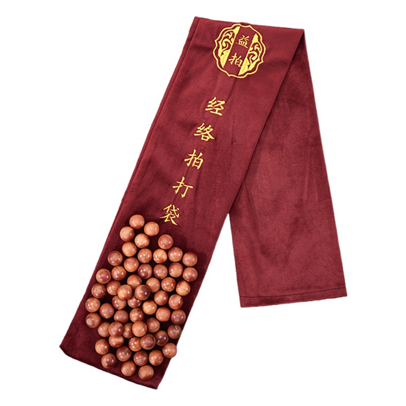 Fitness raqueta bolsa espalda golpeando raqueta de cuidado de la salud artefacto nogal espalda cuello y hombro golpeando Meridian raqueta bolsa caja de regalo