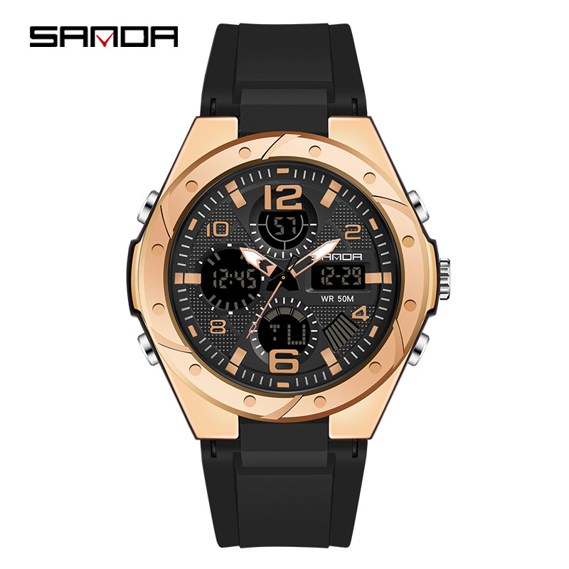 6062 고무링 블랙 로즈 골드 [여성 스타일]