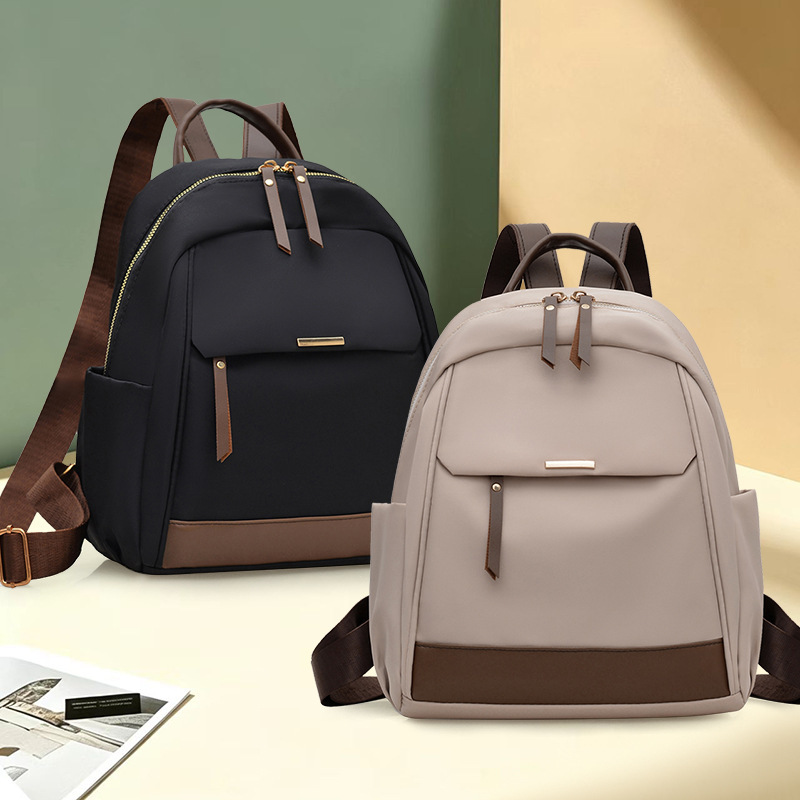 Fashionable Nylon Backpack Cross-Border Versatile Travel Backpack Casual Bag Women's 2025 New Model Women's Bag Wholesale
