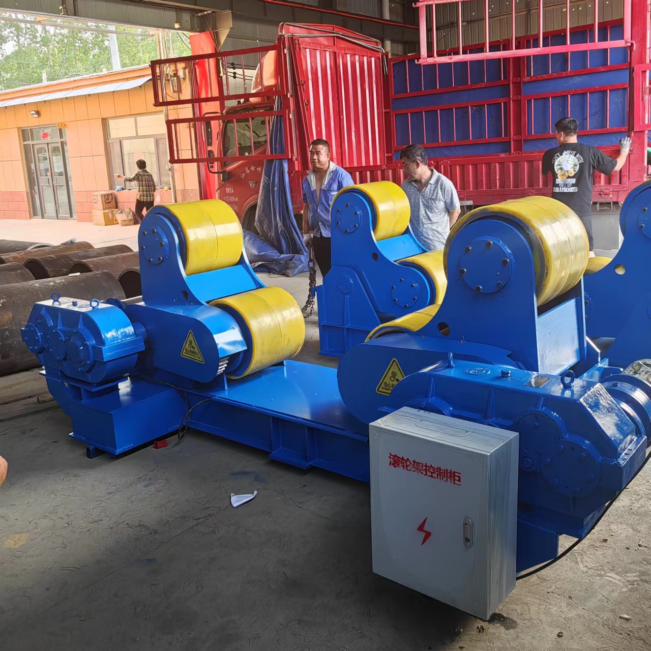 滚轮架80吨可调式焊接滚轮架无线遥控滚轮架罐体压力容器专用跨境