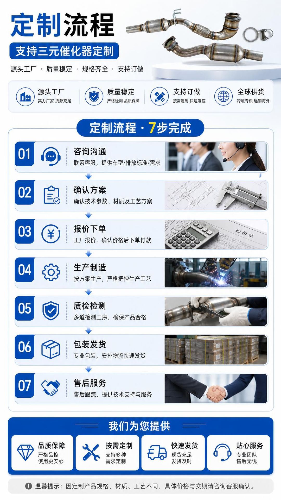 Volkswagen catalytic converter source factory provides global supply of catalytic converters for Passat, Sagitar, and Magotan
