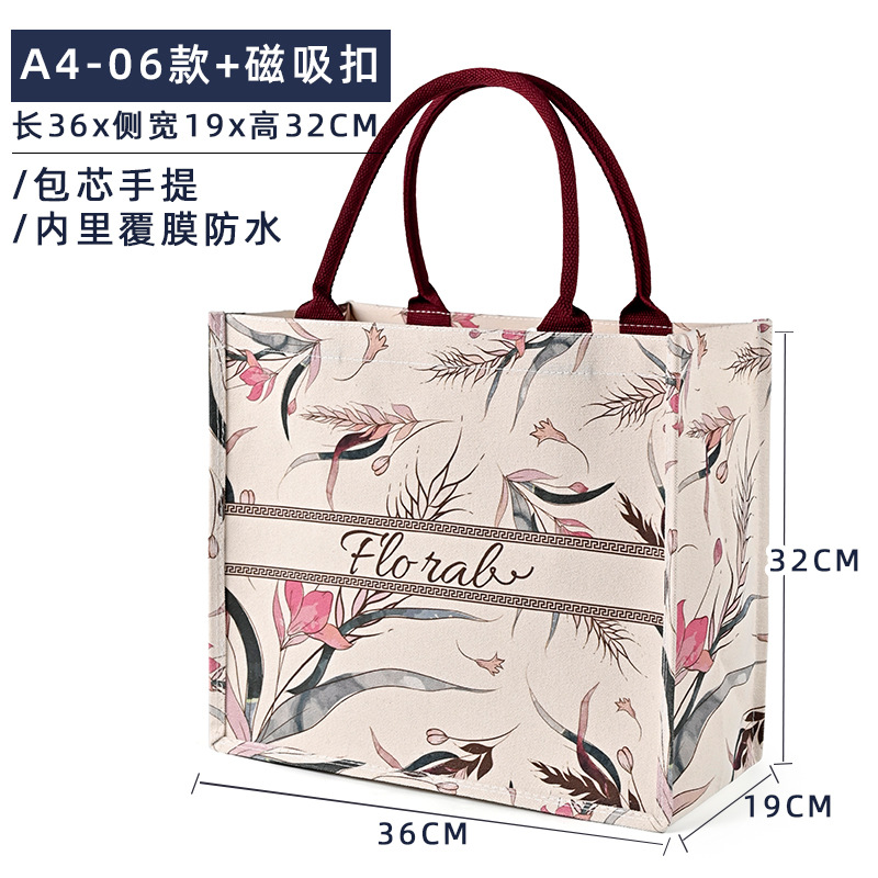 A4 - 06 + hebilla de succión; tamaño; lona