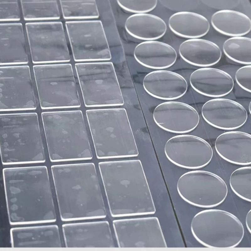 高粘度纳米双面胶汽车摆件水洗无痕可移胶圆形透明亚克力带背胶